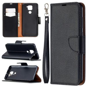 Θήκη Xiaomi Redmi Note 9 Litchi Skin Wallet case-black MPS14483