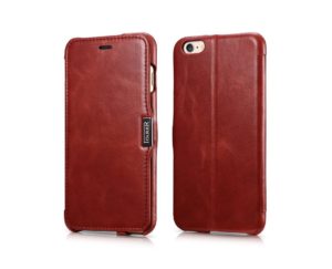 iCarer Vintage Series Side-Open Δερμάτινη Θήκη iPhone 6 Plus/6S Plus - Red (10062) 10062