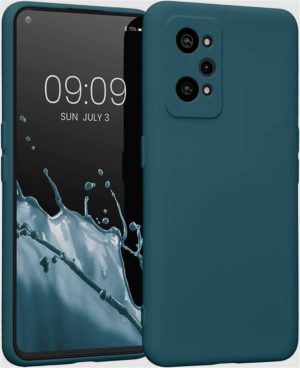 KWmobile Soft Slim Flexible Rubber Cover with Camera Protector - Θήκη Σιλικόνης Realme GT Neo 3T με Πλαίσιο Κάμερας - Teal Matte (59246.57) 59246.57