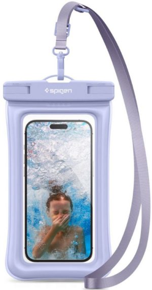 Spigen A610 Aqua Shield Universal Waterproof Floating Case - Αδιάβροχη Θήκη για Κινητά / Smartphones έως 6.8 - IPX8 - Aqua Blue (ACS06009) ACS06009