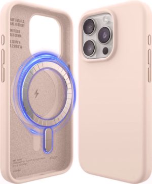 Elago Magnetic Silicone Case - Premium MagSafe Θήκη Σιλικόνης - Apple iPhone 15 Pro - Lovely Pink (ES15MSSC61PRO-LPK) ES15MSSC61PRO-LPK