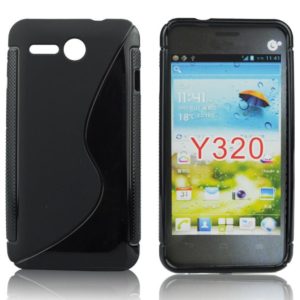 Θήκη Huawei Y320 Silicone Case S-Line -Black MPS10971