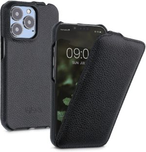 Kalibri Δερμάτινη Θήκη Flip Apple iPhone 13 Pro - Ultra Slim Leather Protective Phone Cover - Black (56411.01) 56411.01