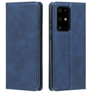 Θήκη Samsung Galaxy S20 Ultra Magnetic Adsorption Stand leather case-Blue MPS14227