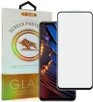 T-Max Premium 3D Tempered Glass Full Glue Fluid Despensing - Αντιχαρακτικό Γυαλί Οθόνης Xiaomi Poco X3 GT - Black (5206015067655) 05-00197