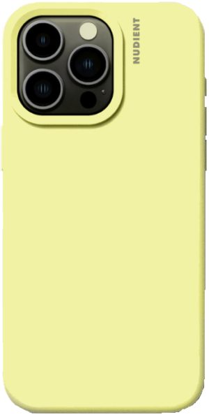 Nudient Base Case - Θήκη Σιλικόνης Apple iPhone 15 Pro Max - Pale Yellow (00-020-0086-0103) 00-020-0086-0103