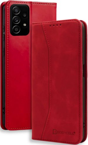 Bodycell Θήκη - Πορτοφόλι Samsung Galaxy A23 - Red (5206015015298) 04-01018