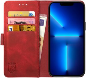 Rosso Element PU Θήκη Πορτοφόλι Apple iPhone 13 Pro - Red (8719246324826) 96045