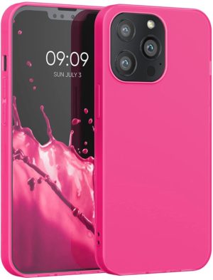 KWmobile Θήκη Σιλικόνης Apple iPhone 13 Pro - Neon Pink (55957.77) 55957.77