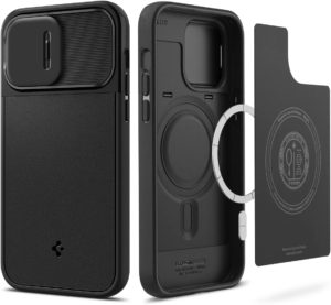 Spigen Optik Armor MagFit - Θήκη MagSafe με Κάλυμμα για την Κάμερα - Apple iPhone 14 Pro Max - Black (ACS04848) ACS04848