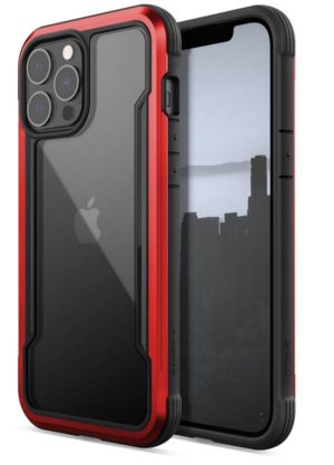 X-Doria Raptic Shield Pro Ανθεκτική Αντιμικροβιακή Θήκη Apple iPhone 13 Pro Max - Red (472623) 13017932