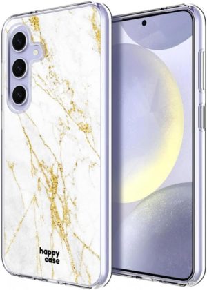 Θήκη Σιλικόνης - Samsung Galaxy S24 - HappyCase - Marble Print (8719246442391) 118549