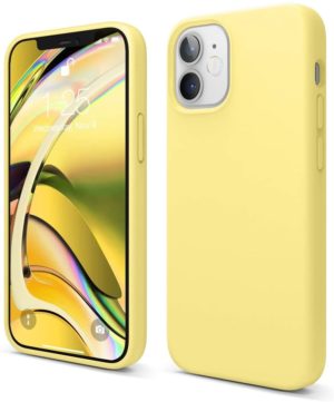 Elago Premium Θήκη Σιλικόνης Apple iPhone 12 mini - Yellow (ES12SC54-YE) ES12SC54-YE