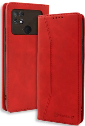 Bodycell Θήκη - Πορτοφόλι Xiaomi Poco C40 - Red (5206015004308) 04-00976