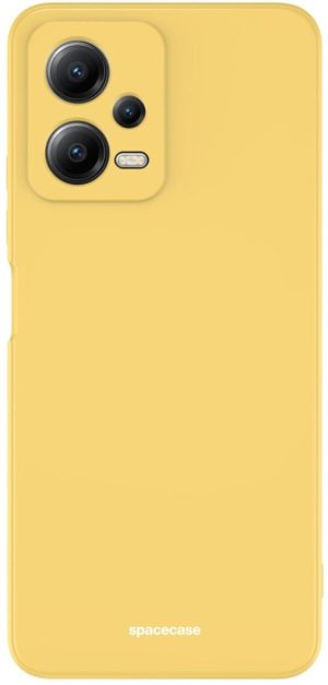 Spacecase Silicone Case - Θήκη Σιλικόνης Xiaomi Redmi Note 12 5G / Poco X5 - Yellow (5905123475375) 119139