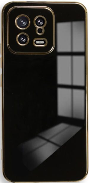 Bodycell Gold Plated - Θήκη Σιλικόνης Xiaomi 13 - Black (5206015069857) BG-00091