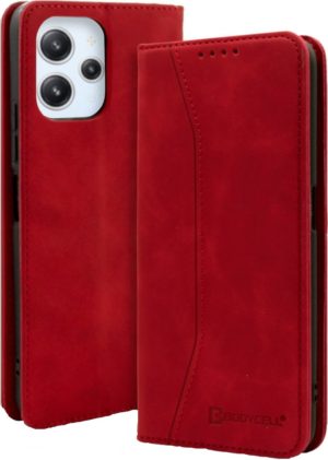 Bodycell Θήκη - Πορτοφόλι Xiaomi Redmi 12 - Red (5206015025655) 04-01201