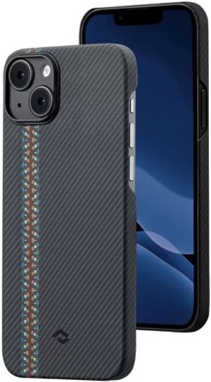 Pitaka Fusion Weaving MagEZ Case 3 - MagSafe Θήκη Aramid Fiber Body Apple iPhone 14 Plus - 0.95mm - 600D - Rhapsody (FR1401M) FR1401M