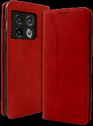 Bodycell Θήκη - Πορτοφόλι OnePlus 10 Pro - Red (5206015015946) 04-01038