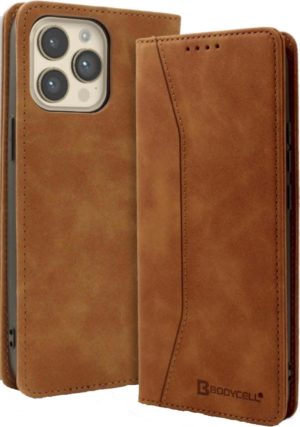 Bodycell Θήκη - Πορτοφόλι Apple iPhone 15 Pro - Brown (5206015049118) 04-01182