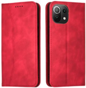 Bodycell Θήκη - Πορτοφόλι Xiaomi Mi 11 Lite - Red (5206015063381) 81364