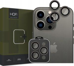 Hofi Camring Pro+ Αντιχαρακτικό Γυαλί Προστασίας για Φακό Κάμερας - Apple iPhone 15 Pro / 15 Pro Max - Black (9319456604504) 115671