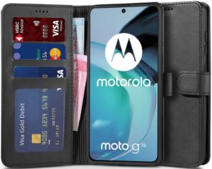 Tech-Protect Wallet - Θήκη Πορτοφόλι Motorola Moto G72 - Black (9490713930090) 110839