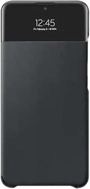Official Samsung S-View Wallet Θήκη Samsung Galaxy A32 4G - Black (EF-EA325PBEGEE) 13016495