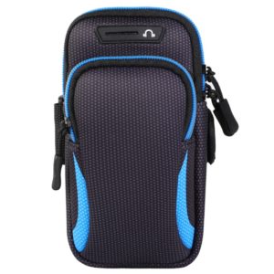 Θήκη Universal up to 6.5 Running Sports Armband Bag 190x90mm-black/blue MPS14517