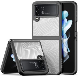 DuxDucis Aimo Series - Premium Ημιδιάφανη Σκληρή Θήκη - Samsung Galaxy Z Flip4 - Black (6934913028902) 117554