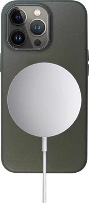 Vivid PU Leather MagSafe Θήκη Apple iPhone 13 Pro Max - Olive Green (VIMAGLE198OLIVEGR) 13017772