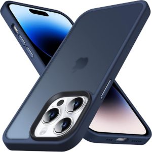 HappyCase Ημιδιάφανη Σκληρή Θήκη - Apple iPhone 14 Pro Max - Matte Dark Blue (8719246412523) 116661