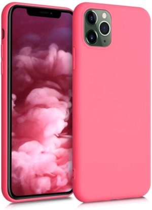 KWmobile Θήκη Σιλικόνης iPhone 11 Pro Max - Neon Coral Matte (49789.122) 49789.122