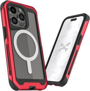 Ghostek Atomic Slim 4 - Ανθεκτική Θήκη MagSafe - Apple iPhone 15 Pro - Red (GHOCAS3520) GHOCAS3520