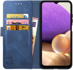 Rosso Element PU Θήκη Πορτοφόλι Samsung Galaxy A32 5G - Blue (8719246290718) 89420