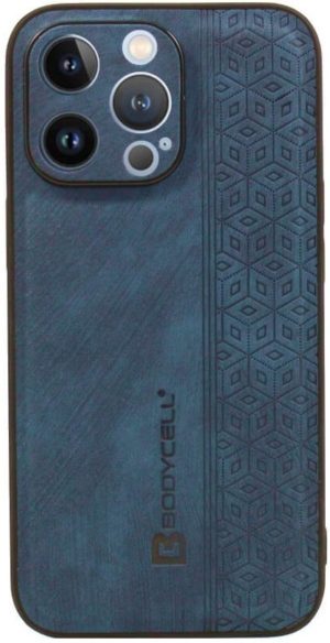 Bodycell Pattern Leather - Σκληρή Θήκη Apple iPhone 14 Pro - Blue (5206015068614) BY-00011