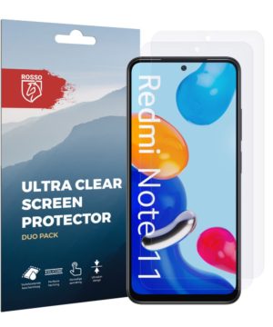 Rosso Ultra Clear Screen Protector - Μεμβράνη Προστασίας Οθόνης - Xiaomi Redmi Note 11 4G / Redmi Note 11S 4G - 2 Τεμάχια (8719246360886) 105771
