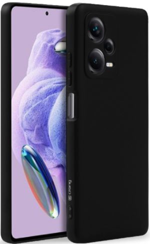 Crong Color Θήκη Premium Σιλικόνης Xiaomi Redmi Note 12 Pro Plus - Black (CRG-COLR-XRN12P-BLK) CRG-COLR-XRN12P-BLK