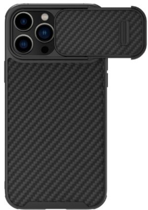 Nillkin Synthetic Fiber S - Σκληρή Θήκη από Ανθρακονήματα με Κάλυμμα για την Κάμερα - Apple iPhone 14 Pro - Black (6902048249783) 110538