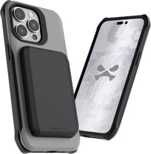 Ghostek Exec 6 - Ανθεκτική MagSafe Θήκη - Πορτοφόλι Apple iPhone 15 Pro Max - Grey (GHOCAS3605) GHOCAS3605