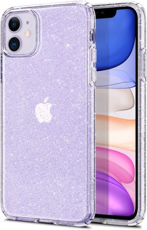 Spigen Liquid Crystal Glitter - Θήκη Σιλικόνης Apple iPhone 11 - Crystal Quartz (076CS27181) 076CS27181