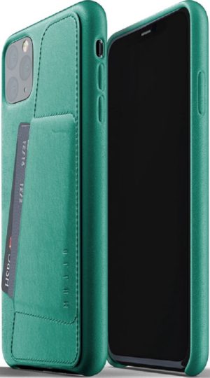 MUJJO Full Leather Wallet Case - Δερμάτινη Θήκη-Πορτοφόλι Apple iPhone 11 Pro Max - Alpine Green (MUJJO-CL-004-GR) MUJJO-CL-004-GR