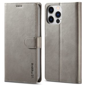 Θήκη iPhone 15 Pro Max LC.IMEEKE Wallet leather stand Case-Grey MPS15916