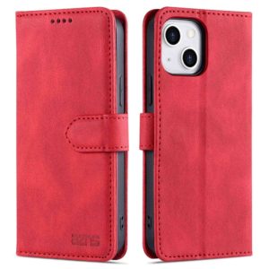 Θήκη iphone 14 AZNS Wallet PU Leather Stand-Red MPS15708