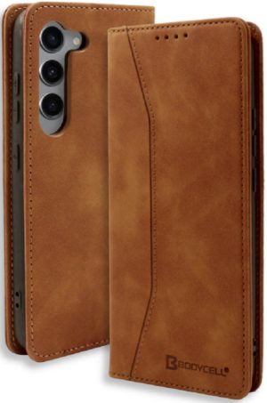 Bodycell Θήκη - Πορτοφόλι Samsung Galaxy S23 Plus - Brown (5206015019784) 04-01102