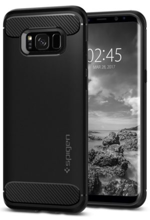 Spigen Θήκη Rugged Armor Samsung Galaxy S8 - Black (565CS21609) 565CS21609
