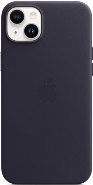 Official Apple Leather Case - Δερμάτινη Θήκη με MagSafe Apple iPhone 14 Plus - Ink (MPPC3ZM/A) 13019960