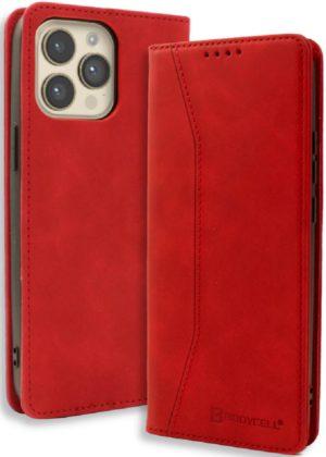 Bodycell Θήκη - Πορτοφόλι Apple iPhone 14 Pro - Red (5206015014666) 04-01009