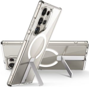 Διάφανη Ανθεκτική MagSafe Σκληρή Θήκη με Kickstand - Samsung Galaxy S24 Ultra - ESR Boost Flickstand HaloLock Case - Clear (4894240189887) 118166