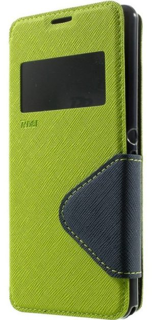 Θήκη Sony Xperia E3 ROAR Diary View Window Leather Folio Case Stand for Sony Xperia E3 - Green MPS10173